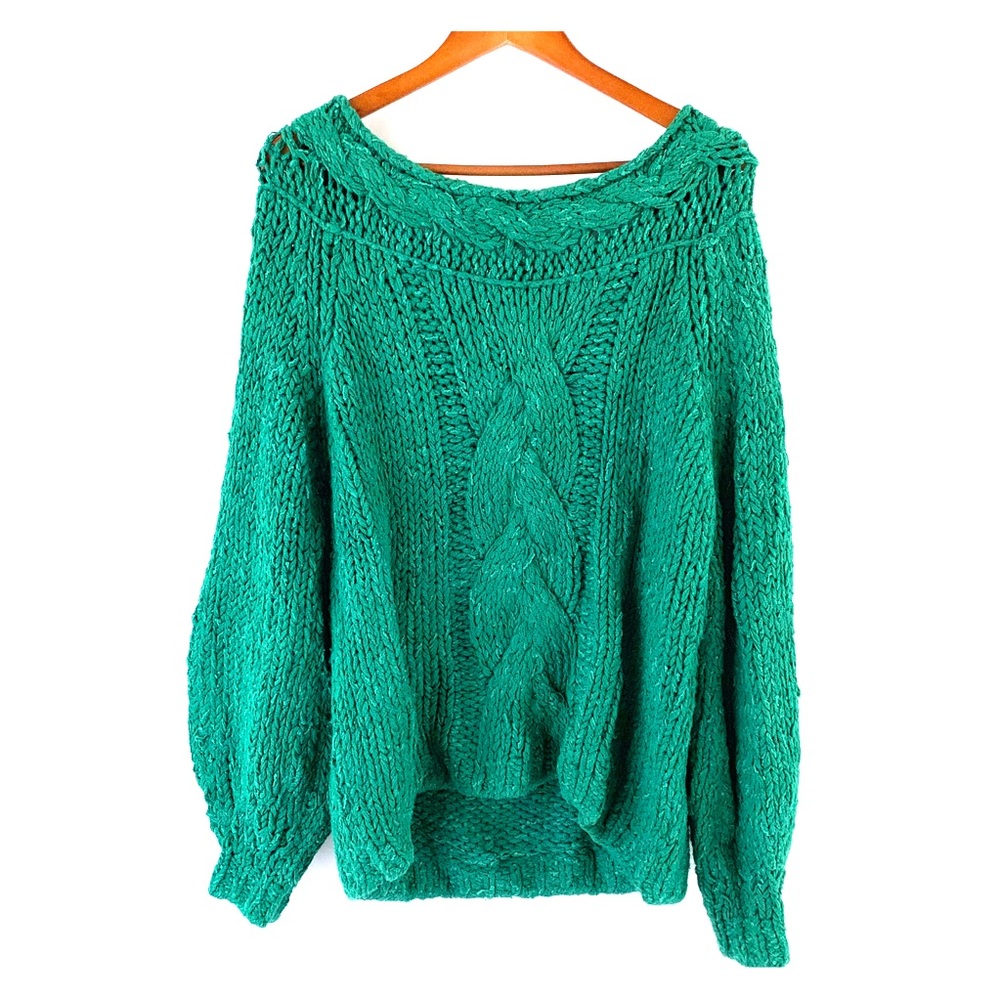 Free people chunky knit sweater